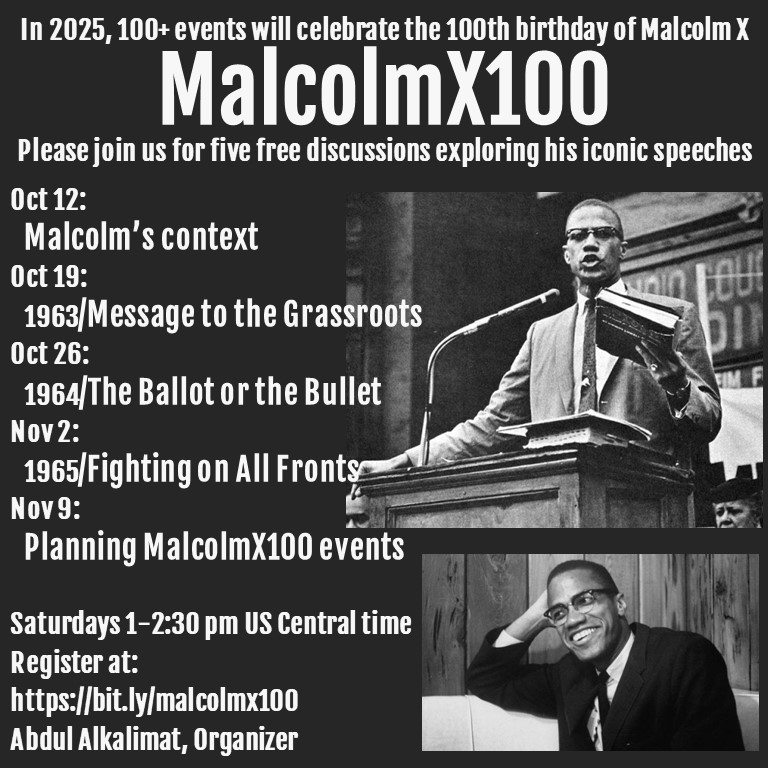 MalcolmX100 flyer